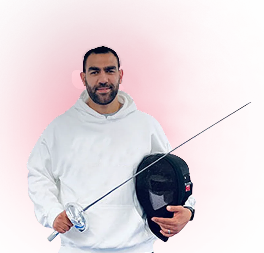 Coach Mahmoud Elshal, founder of Ultimate Fencing Academy